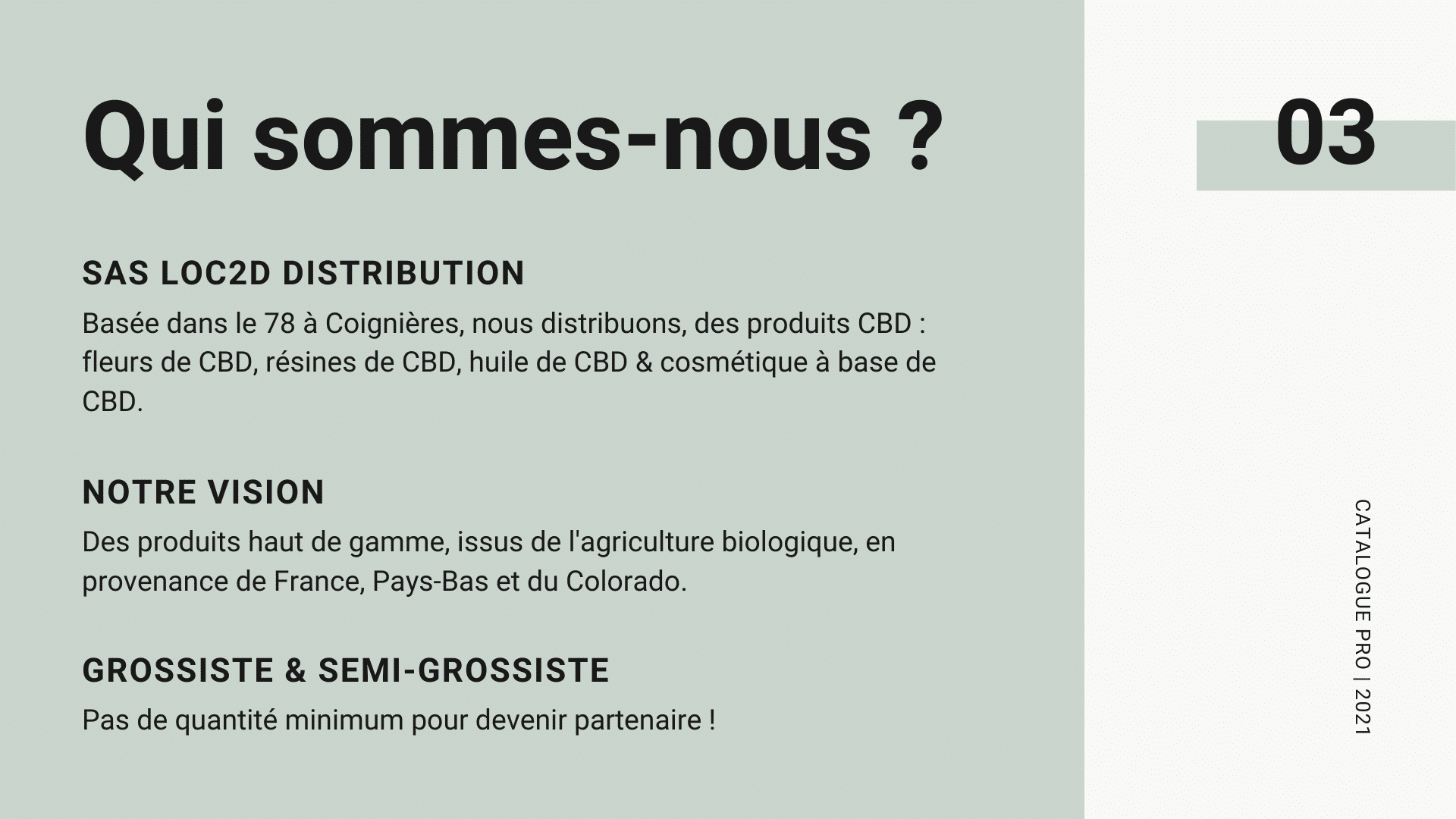 Quel est le prix du CBD ?